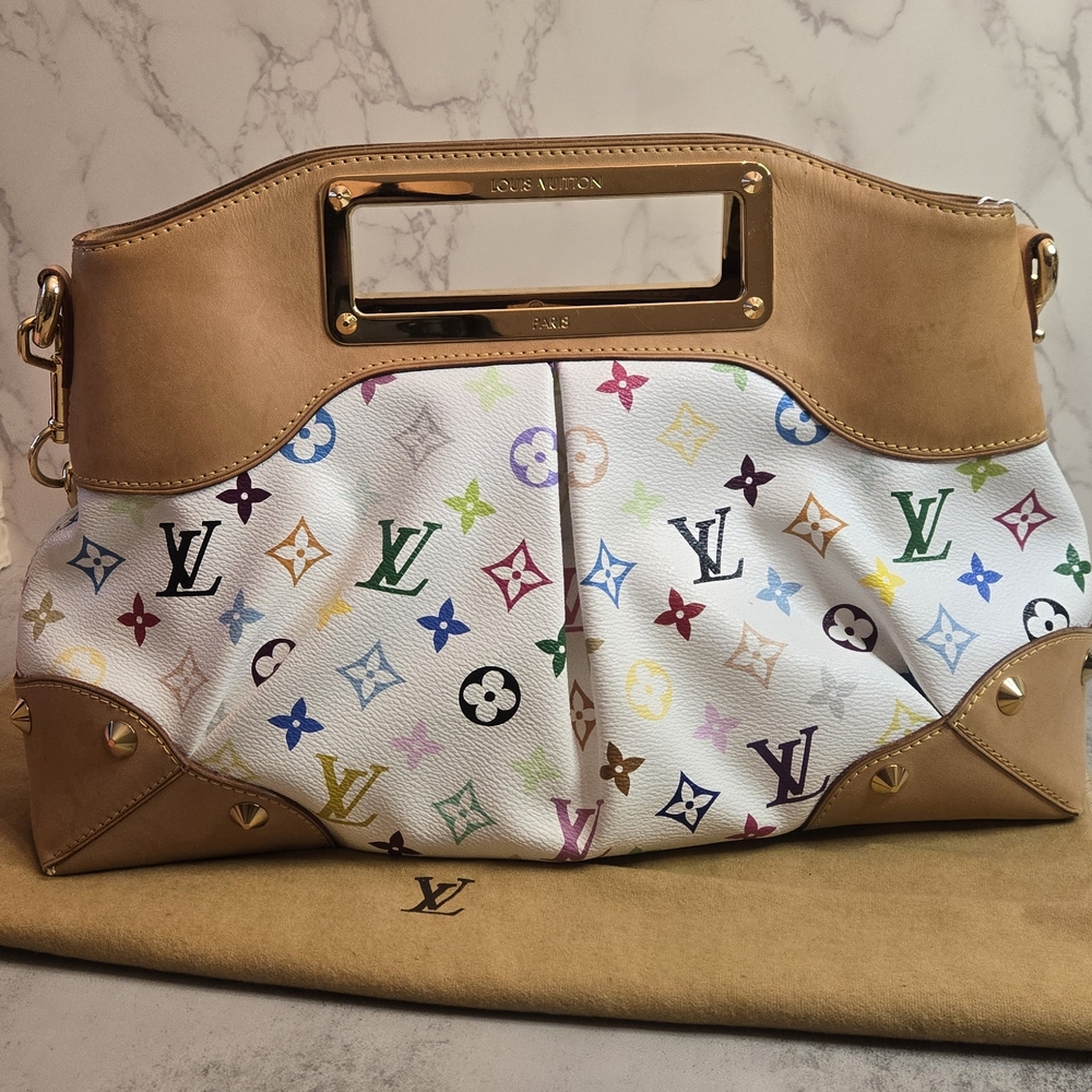 LOUIS VUITTON x Murakami Multicolor Judy - White - Picture 2 of 14